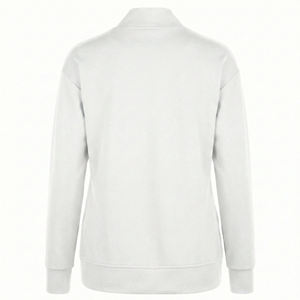 Uniformes Médicos al por Mayor, Chaqueta Médica con Cierre Frontal y Cuello en V para Mujer, Tela Elástica, Puños Acanalados, Bolsillos, Logotipo Personalizable - Product Image 3