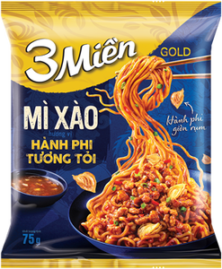 3Mien Instant Noodles Fried Scallion Garlic <b>Sauce</b> 75g Pack Vietnam Made - Product Image 5