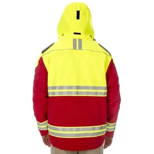 Chaleco de Seguridad Reflectante Aprobado por ANSI, Chaleco de Malla de Alta Visibilidad, Impresión Personalizada, Proveedor de Ropa de Trabajo de Construcción - Product Image 5