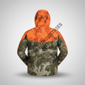 Veste de chasse isolante pour temps froid, 100% polyester, tissu silencieux, camouflage, avec plusieurs poches pour le froid extrême - Product Image 2