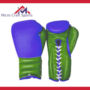 Guantes de Boxeo Profesionales Disponibles en PU y Cuero, Fabricante de Equipo y Guantes de Boxeo Personalizados, Sialkot, Pakistán - Product Image 3