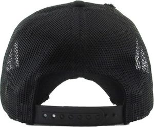 Gorra Trucker Negra Desgastada con Malla, Ajustable, Estilo Snapback, Deportiva e Informal para Adultos Unisex, OEM, Superventas - Product Image 3