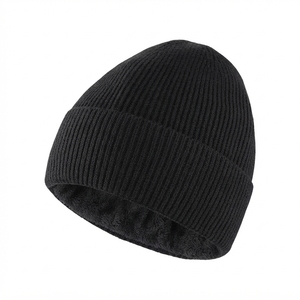 Bonnet d'hiver unisexe en tricot côtelé, doux, confortable et extensible, idéal pour les froids, par le fabricant - Product Image 5