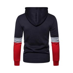 <b>Men's</b> Hoodies with Heat-Transfer Printing High Quality Polyester Fleece <b>Men</b> Winter Solid Stand Collar Customized Print Logo - Product Image 5
