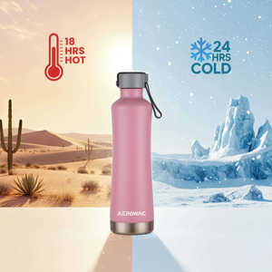 Premium stainless steel reusable vacuum insulated thermal hydration <b>flask</b> leakproof water <b>bottle</b> for cycling mountain climbing - Product Image 2