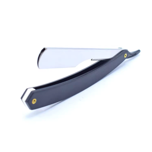 Navaja de Afeitar Profesional de Colores Personalizados, Estilo Vintage, Hoja de Acero Inoxidable, Porta Navajas Plegable Retro para Hombre, Barbero - Product Image 5