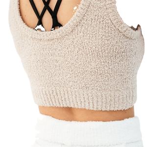 Conjunto de Shorts de Punto de Algodón Suave y Sexy para Mujer con Logotipo Personalizado al por Mayor, Modelo BY BS 2026 - Product Image 3