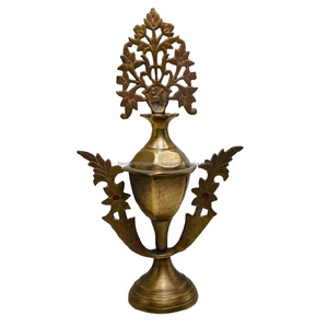 High Quality Brass <b>Eyeliner</b> Pot With Stick Surmedani Polish Finished For Surma Storage Bottle Is Used Eye Makeup - Product Image 2