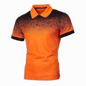 Camiseta de polo deportiva para hombre, de algodón y poliéster transpirable, de alta calidad, barata, con impresión o bordado personalizados, que absorbe la humedad. - Product Image 6