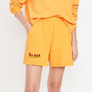 shorts for women,women's shorts High <b>Waist</b> Breathable Quick Dry 100% Cotton Color Print XL Size Skinny Fit shorts for Running - Product Image 1