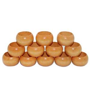 Anillo para Servilletas de Madera de Prestigio que Ofrece una Experiencia Gastronómica Elevada con una Construcción Natural Duradera - Product Image 1