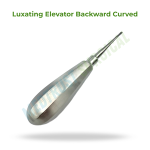 Elevador Luxating de 2 mm con Curva Inversa, Tamaño Estándar, Instrumento Quirúrgico Dental para Separación y Extracción de Dientes - Product Image 2