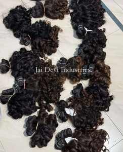 Extensiones de Cabello Remy Rizado Natural Indio sin Procesar, Cabello Humano con Cutícula Alineada, Sin Enredos, Suave y Grueso - Product Image 1