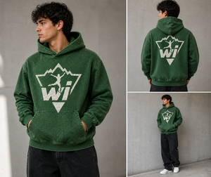 Conjunto de Ropa Informal de Invierno para Hombre, Sudadera con Capucha Estilo Distressed, Algodón Premium, Talla Grande - Product Image 3