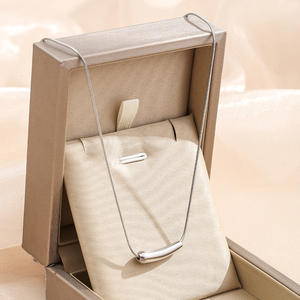 Collier minimaliste en perles naturelles pour femmes, tendance, polyvalent, version coréenne, chaînes fines, colliers, produit de niche sur Internet - Product Image 3