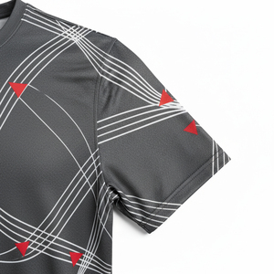 Camiseta de gimnasio personalizada sublimada, ropa deportiva ligera, camiseta para entrenamiento, camiseta para maratón, top deportivo de alta elasticidad - Product Image 5