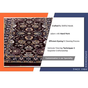 Alfombras y alfombras de viscosa de lana duraderas bordadas de alta calidad con patrón clásico de los productos más vendidos a la venta - Product Image 6