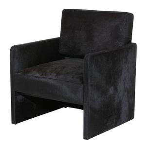 Fauteuil d'appoint moderne en velours capitonné, fauteuil de loisirs à dossier haut, mobilier confortable en tissu pour la maison et l'hôtel - Product Image 3