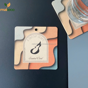 Alfombrillas de cartón con diseño de logotipo impreso personalizado, posavasos de papel cuadrados personalizados para bebidas de Hotel, tazas de té, vasos de cerveza - Product Image 4