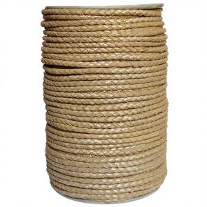 Cordon tressé en cuir à bords naturels de haute qualité dernières Offre Spéciale pour les bijoux artisanaux de bricolage et autres accessoires au prix de gros - Product Image 1