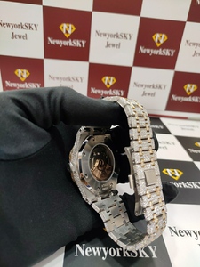 41 MM Factory Wholesale Premium Hip Hop Moissanite Watch VVS Diamond Men Jewelry Wristwatch With Box Pass Diamond <b>Tester</b> - Product Image 5
