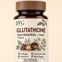 Capsules d'antioxydants pour adultes à base de glutathion naturel et de resvératrol, pour éclaircir la peau et stimuler l'énergie, absorption élevée, export en vrac, personnalisables
