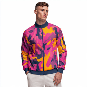 Chaquetas Deportivas Sublimadas para Entrenamiento, Chaqueta con Cierre y Cuello Alto, Chaqueta Deportiva Personalizada para Hombre, Chaquetas de Fútbol Sublimadas - Product Image 5