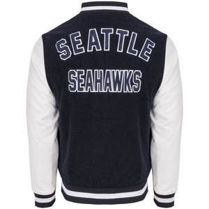 Blouson Bomber Varsity Formel Unisexe en Laine avec Manches en Laine Brodé en Chenille Personnalisé et Logo Frontal - Product Image 5