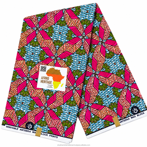 Tissu africain Ankara Dobby imprimé à la cire, matériau textile traditionnel pour robes, jupes, hauts, mode, bricolage, rideaux, jouets - Product Image 3