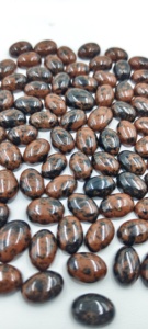 Piedras de Obsidiana Caoba Ovaladas de Alta Calidad – Gemas Pulimentadas Lisas para Envoltura con Alambre, Fabricación de Joyas, Venta al por Mayor - Product Image 4