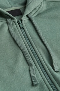 Long Sleeve Casual Men Drop Shoulder Hoodies Sweatshirt Custom Street Wear Oversized Heavyweight Relax Fit Full Zip Hoodies - Product Image 4