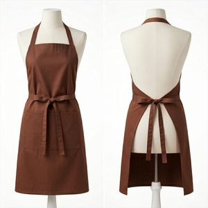 Delantales para mujer, material impermeable, diseño fácil de limpiar, ajuste cómodo, delantal de cocina para mujer, para cocinar, hornear, pintar, jardinería - Product Image 1