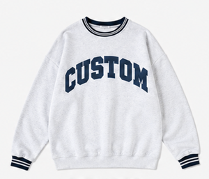 Sudadera Casual de Cuello Alto para Mujer, Otoño-Invierno-Primavera, con Bordado de Letras Griegas Impresas Personalizadas, Ecológica y Transpirable - Product Image 4