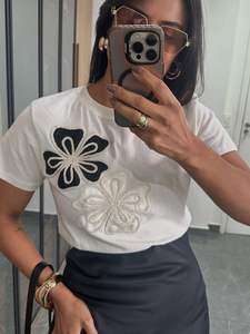 Robe de soirée longue en georgette rouge bordeaux pour femme, style européen, avec broderie géométrique et perles argentées sur le col - Product Image 6