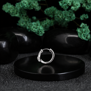 925 Sterling <b>Silver</b> Luxury Moissanite <b>Nose</b> <b>Ring</b> | VVS D Color <b>Nose</b> Stud | Diamond <b>Nose</b> Pin | Body Piercing Jewelry Women Gift - Product Image 5
