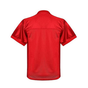 Maillot de football américain personnalisé, vêtements de sport professionnels, tissu respirant, manches courtes, logo sublimé, design pour hommes, femmes et jeunes - Product Image 3