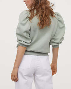 Nouveau sweat-shirt en molleton 100 % coton pour femme, col rond, coupe ample, couleur gris uni, vêtements décontractés - Product Image 5