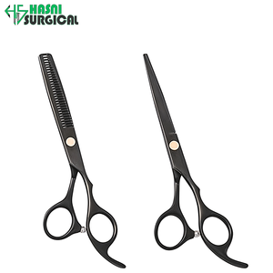 HASNI SURGICAL Instrumentos Quirúrgicos para Quirófanos, Set de Tijeras para Cortar y Entresacar Cabello de Barbería, Certificación CE Clase I - Product Image 2