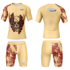 Ropa de Compresión para Hombre con Diseño Nuevo 2026, Impresión por Sublimación, Calidad Premium, Transpirable, Ecológica, Rashguard y Leggings para MMA - Product Image 1