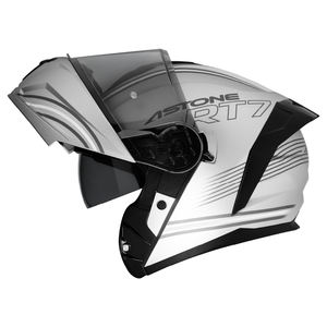 Casco Modular Abatible ASTONE HELMETS Nuevo Modelo ROCKET MATT SILVER, Seguridad ABS, con Forro Interior de Poliéster, Tallas XS-2XL RT7 - Product Image 2