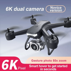 Drone Quadricottero RC Professionale Portatile 2026 con Doppia Fotocamera HD 6K, Trasmissione Immagini 1km per Adulti/Principianti, 2 BATTERIE - Product Image 3