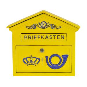 Luxury GR Antique Post <b>Box</b> With Lock Decorative Farmhouse Garden <b>Wall</b> <b>Mount</b> Custom Mailbox Factory Price - Product Image 5