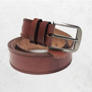 Cinturones de Cuero Vacuno de Alta Calidad para Hombre - Colores y Logotipo Personalizados, Hebilla de Acero, Todas las Medidas Disponibles, Servicio OEM al por Mayor - Product Image 1