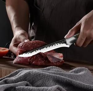 Professional Handmade Stainless Steel Meat Fillet Chef <b>Knife</b> Damascus Blade Customized Wooden Handle Steel <b>Craft</b> International - Product Image 1