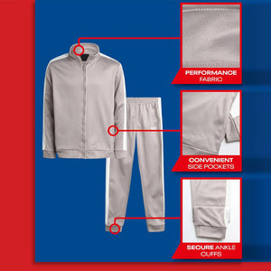 Survêtement respirant pour homme avec logo personnalisé, veste et pantalon, séchage rapide, évacuation de l'humidité, vêtements de sport pour les séances d'entraînement en salle de sport - Product Image 4