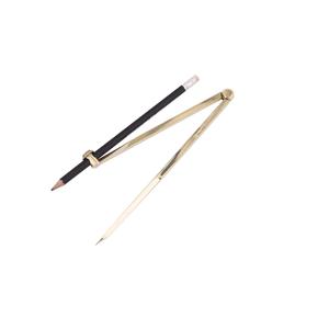 Compas à crayon en laiton de qualité supérieure avec molette de réglage, outil de arrondissement de précision pour la géométrie, le dessin et le traçage - Product Image 6