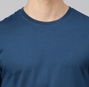 T-shirt basique en coton pour homme, coupe classique, léger, manches courtes, uni, décontracté, pour la mode streetwear, OEM ODM personnalisé - Product Image 4