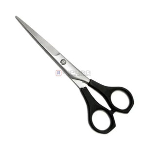 Buy 6.5 Inch Barber <b>Scissors</b> Plastic Handle Japanese Steel Sharp Edge Comfortable Handle for Salon Professional Use - Product Image 1