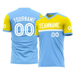 Uniformes de Fútbol Personalizados OEM de Alta Calidad para Hombre, Conjuntos de Uniformes de Fútbol de Secado Rápido, Camisetas de Entrenamiento al por Mayor - Product Image 2