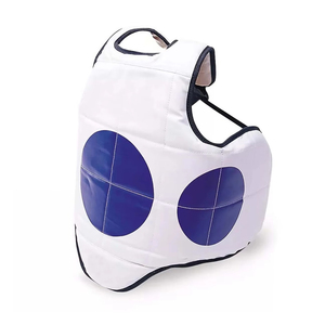 Pri9nted Leather Made Adjustable <b>Back</b> Closure Sports Taekwondo Chest Guards Best Price High Durable Taekwondo Chest <b>Protector</b> - Product Image 2